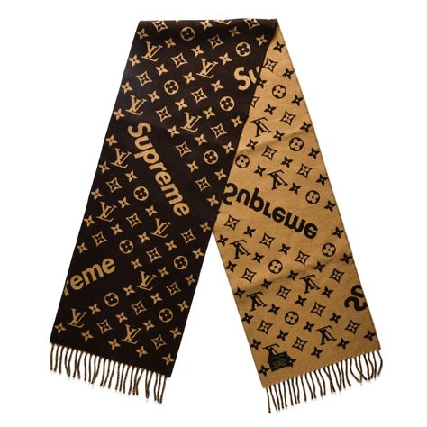 supreme x louis vuitton scarf price